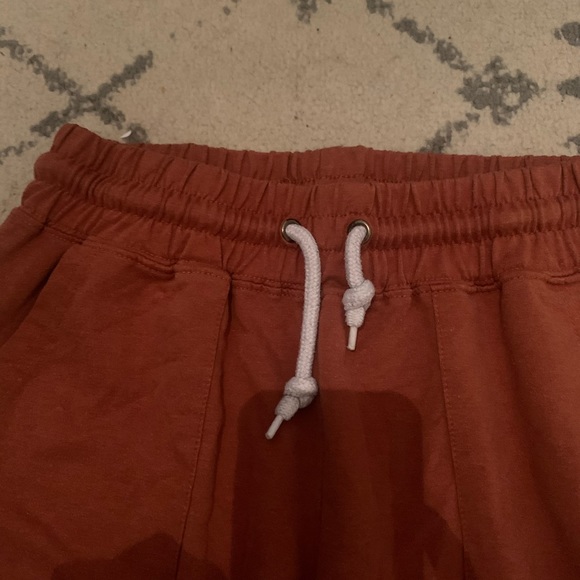 Women's Rust Drawstring Joggers - Picture 7 of 8